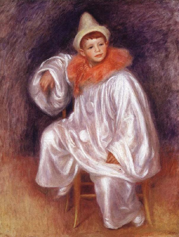 Pierre Renoir White Pierrot oil painting image